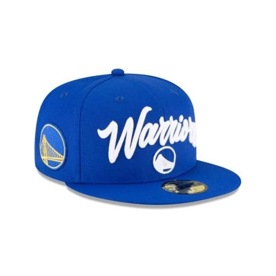 Golden State Warriors Gorra | New Era NBA Draft Alternate 59fifty Fitted Cap Mexico - Azules